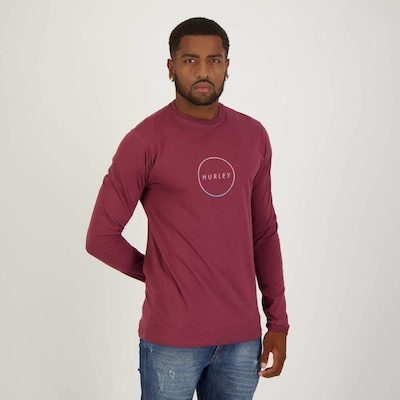 Camiseta Hurley Manga Longa Inside - Masculina - Foto 5