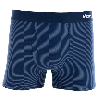 Cueca Boxer Mash Risca de Giz Microfibra Elástico - Adulto - Foto 2