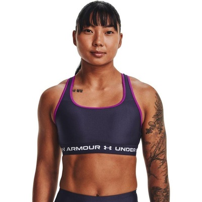 Top Fitness Under Armour Crossback Mid Bra - Feminino - Foto 1