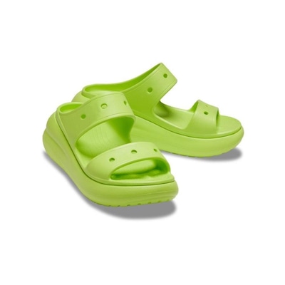Chinelo Crocs Classic Crush Platform Sandal - Feminino - Foto 3