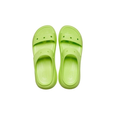Chinelo Crocs Classic Crush Platform Sandal - Feminino - Foto 4