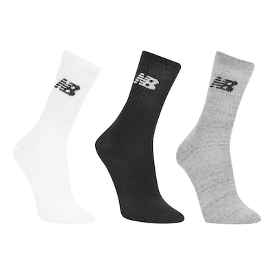 Meia New Balance Kit 3x1 - 3 Pares - Adulto - Foto 1
