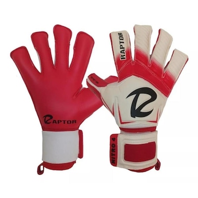 Luvas de Goleiro Raptor Profissional Nitro 4 Gecko - Adulto - Foto 1