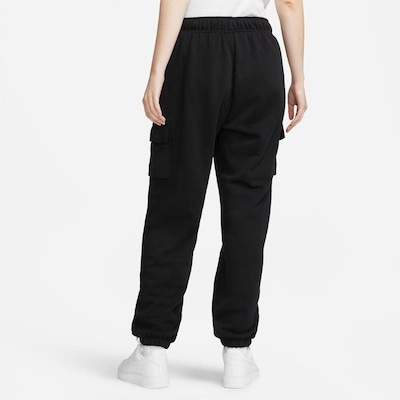 Calça Fleece Nike Sportswear Club Mid-Rise Oversized Cargo - Feminina - Foto 2