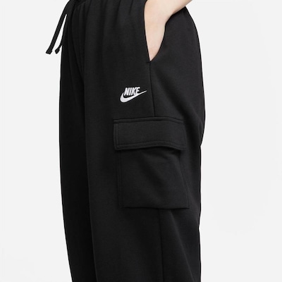 Calça Fleece Nike Sportswear Club Mid-Rise Oversized Cargo - Feminina - Foto 5