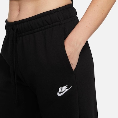 Calça Fleece Nike Sportswear Club Mid-Rise Wide - Feminina - Foto 3