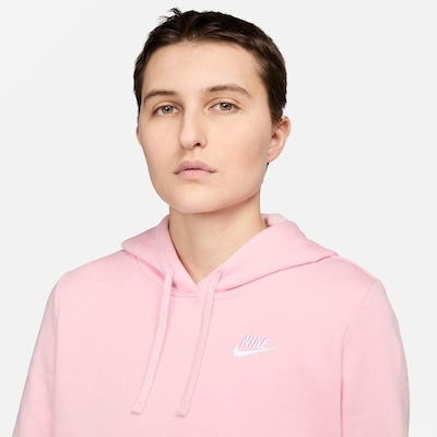 Blusão Fleece com Capuz Nike Sportswear Club - Feminino - Foto 3