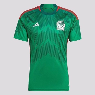 Camisa 1 Federação Mexicana adidas - Masculina - Foto 1