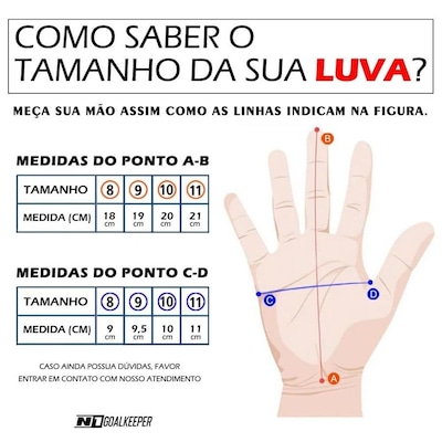 Luvas de Goleiro Campo e Society N1 Scorpius Profissional - Adulto - Foto 3