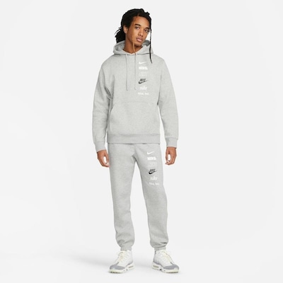 Blusão Fleece com Capuz Nike Club+ - Masculino - Foto 6