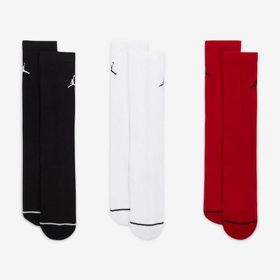 Kit de Meias Cano Alto Jordan Everyday - 3 Pares - Adulto - Foto 2