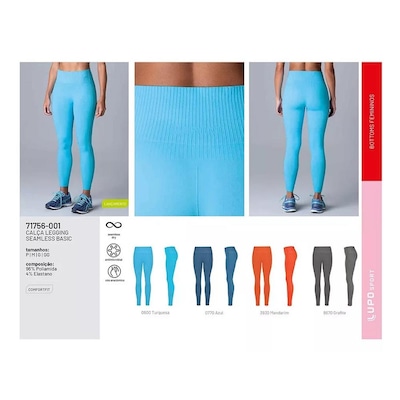 Calça Legging Lupo Seamless Basic - Feminina - Foto 5