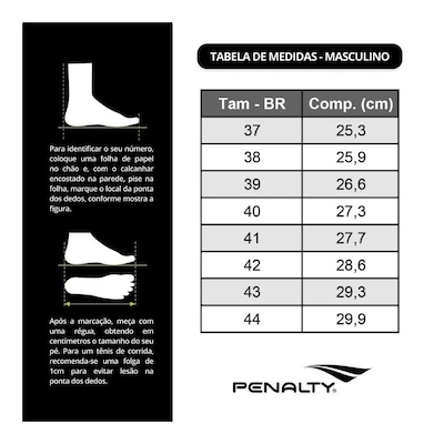 Chuteira Futsal Penalty Rx Locker Y-3 - Adulto - Foto 6