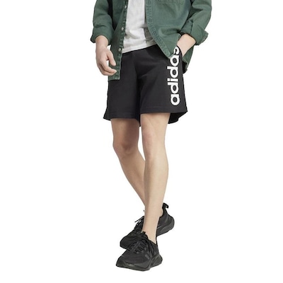 Shorts de Moletom adidas Lin Sj Sho - Masculino - Foto 1