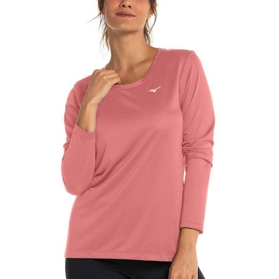 Camiseta Mizuno Manga Longa Nirvana - Feminina - Foto 1