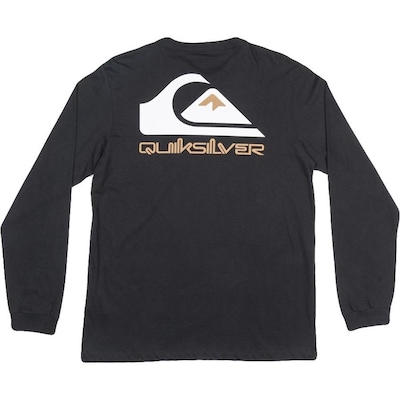 Camiseta Quiksilver Omni Logo Manga Longa - Masculina - Foto 4