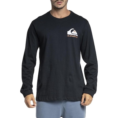 Camiseta Quiksilver Omni Logo Manga Longa - Masculina - Foto 1
