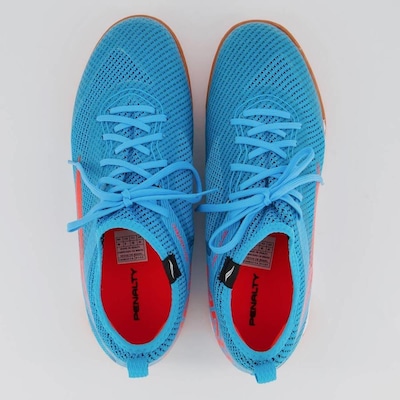 Chuteira Futsal Penalty Max 500 Ecoknit XXI - Adulto - Foto 4