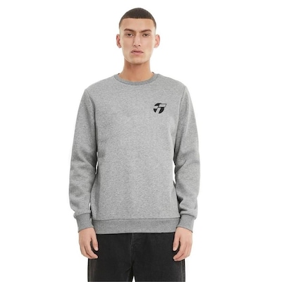 Blusão de Moletom sem Capuz Topper Básico - Masculino - Foto 1