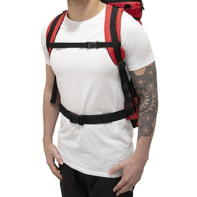 Mochila de Camping Clio Trilha Mochilão Resistente - 55 Litros - Foto 4