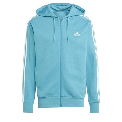 Jaqueta de Moletinho com Capuz adidas Essentials 3-Stripes - Masculina - Foto 2
