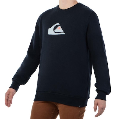 Blusão de Moletom Masculino Quiksilver Comp Logo Careca - Masculina - Foto 3