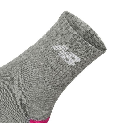 Kit Meias New Balance Lifestyle com 3 pares - 33 a 36 - Infantil - Foto 4