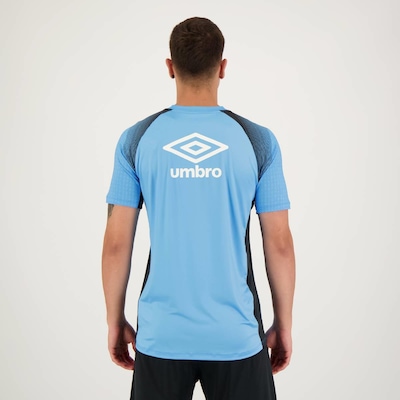 Camisa do Grêmio Aquecimento 2023 Umbro - Masculina - Foto 3
