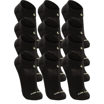 Kit de Meias Cano Curto Lupo Dry Tech Performance - 12 Pares - Adulto - Foto 1
