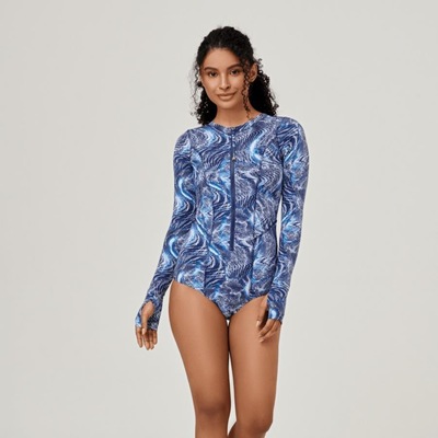 Maiô UV com Proteção Solar UV.LINE Macaé Marés - Feminino - Foto 1