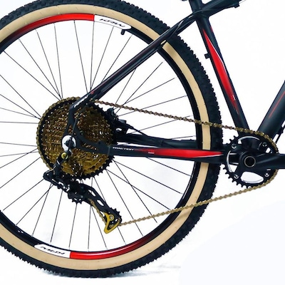 Bicicleta KRW SX60 Gold Alumínio - Aro 29 - Freio e Suspensão Hidráulica - Câmbio LTWOO - 12 Velocidades - Unissex - Foto 3