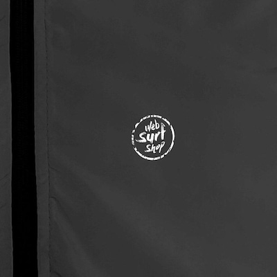 Jaqueta Corta Vento com Capuz WSS Light Grey Ink Web - Infantil - Foto 3