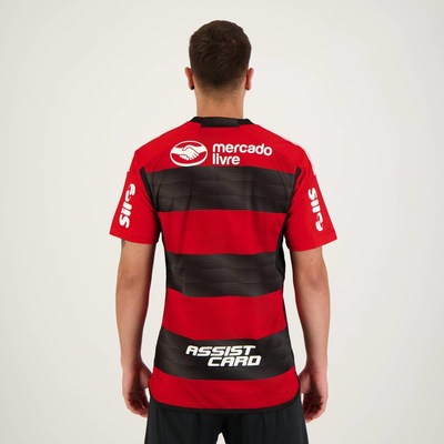 Camisa do Flamengo I 2023 com Patrocínio adidas - Masculina - Foto 3