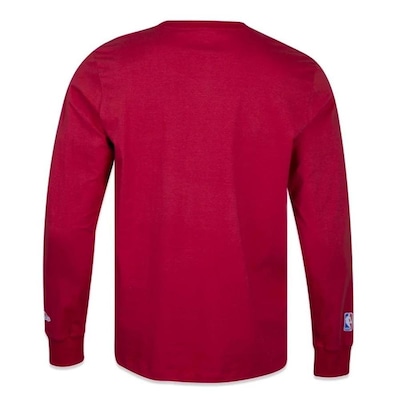 Camiseta New Era Manga Longa Chicago Bulls Core - Masculina - Foto 2