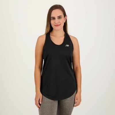 Camiseta Regata New Balance Accelerate Logo - Feminina - Foto 4
