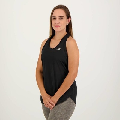 Camiseta Regata New Balance Accelerate Logo - Feminina - Foto 1