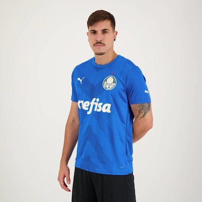 Camisa do Palmeiras Goleiro I 2023 21 Weverton Puma - Masculina - Foto 3
