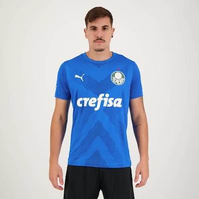 Camisa do Palmeiras Goleiro I 2023 21 Weverton Puma - Masculina - Foto 1