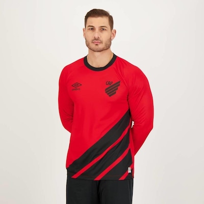 Camisa do Athlético Paranaense Manga Longa I 2023 Umbro - Masculina - Foto 2
