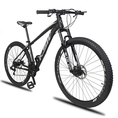 Bicicleta Aro 29 Ksw Xlt - Freio a Disco Alumínio Mtb Suspensão Dianteira - 24 Marchas - Adulto - Foto 4