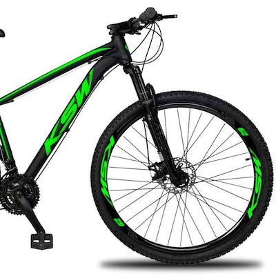 Bicicleta Aro 29 Ksw Xlt - Freio a Disco Alumínio Mtb Suspensão Dianteira - 24 Marchas - Adulto - Foto 2