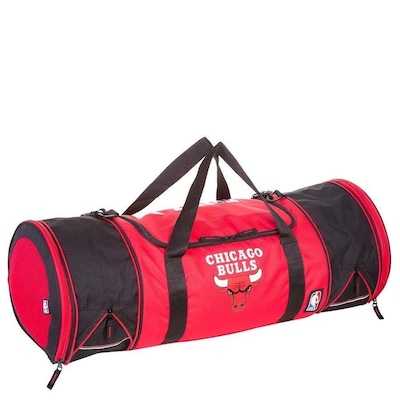 Bolsa NBA Chicago Bulls Legend com Bolso Porta-Bolas - 1,76 Litros - Foto 4
