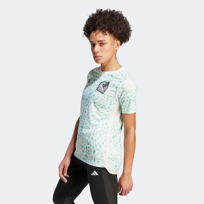 Camisa 2 Da Seleção Mexicana 23 adidas - Feminina - Foto 4