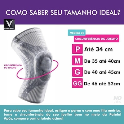 Joelheira Veiddorn Ultra Tricô Pad - Adulto - Foto 5