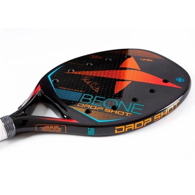 Raquete de Beach Tennis Drop Shot Carbono 24k Premium 3.0 2023 Thales Santos - Foto 3