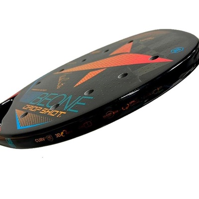 Raquete de Beach Tennis Drop Shot Carbono 24k Premium 3.0 2023 Thales Santos - Foto 4