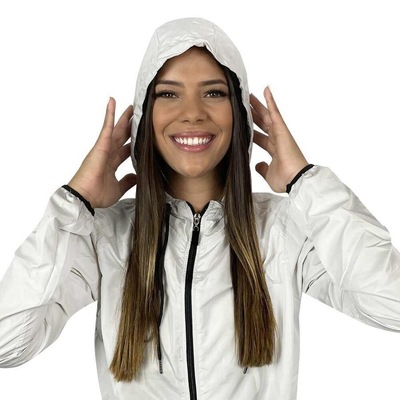 Jaqueta Corta Vento Light Off White WSS Holidays - Feminina - Foto 5