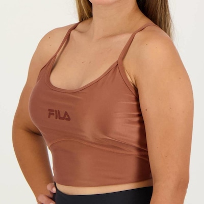 Top Fila Longe Life Studio II Cobre - Feminino - Foto 4