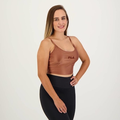 Top Fila Longe Life Studio II Cobre - Feminino - Foto 5