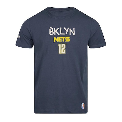 Camiseta NBA Brooklyn Nets City Number - Masculina - Foto 1